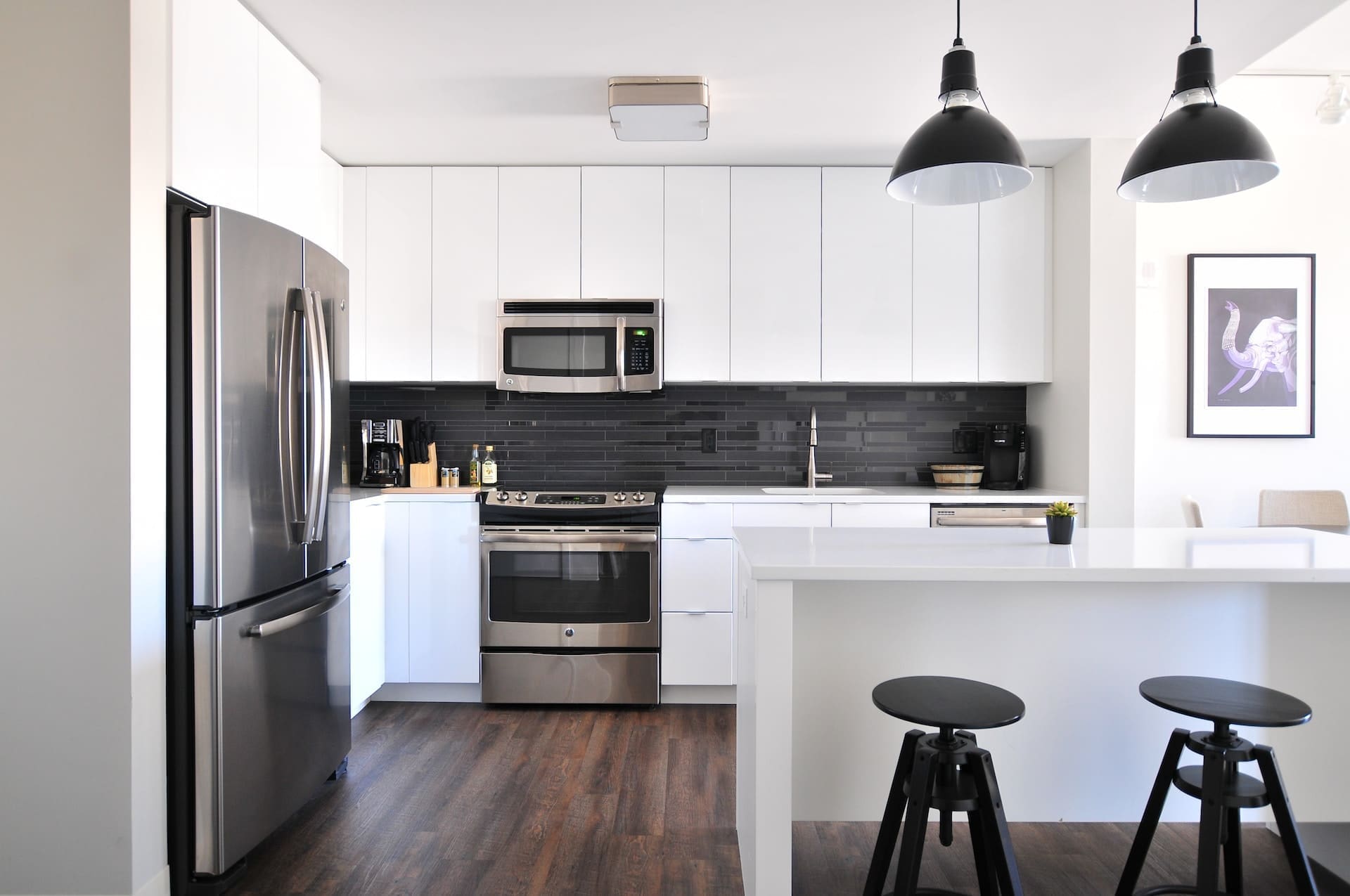 Remodeled kitchen