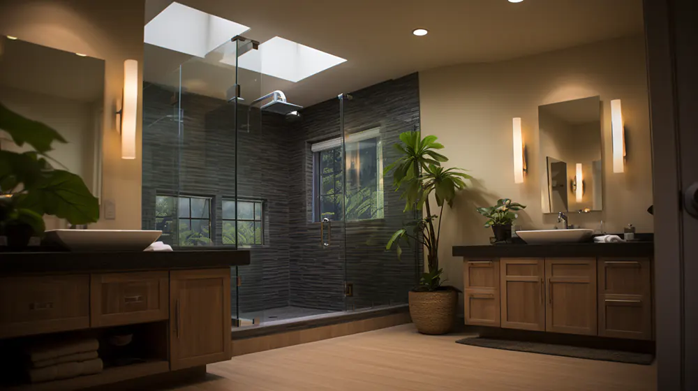 A well executed finished bathroom remodel