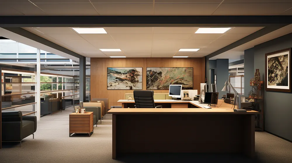 An office remodel