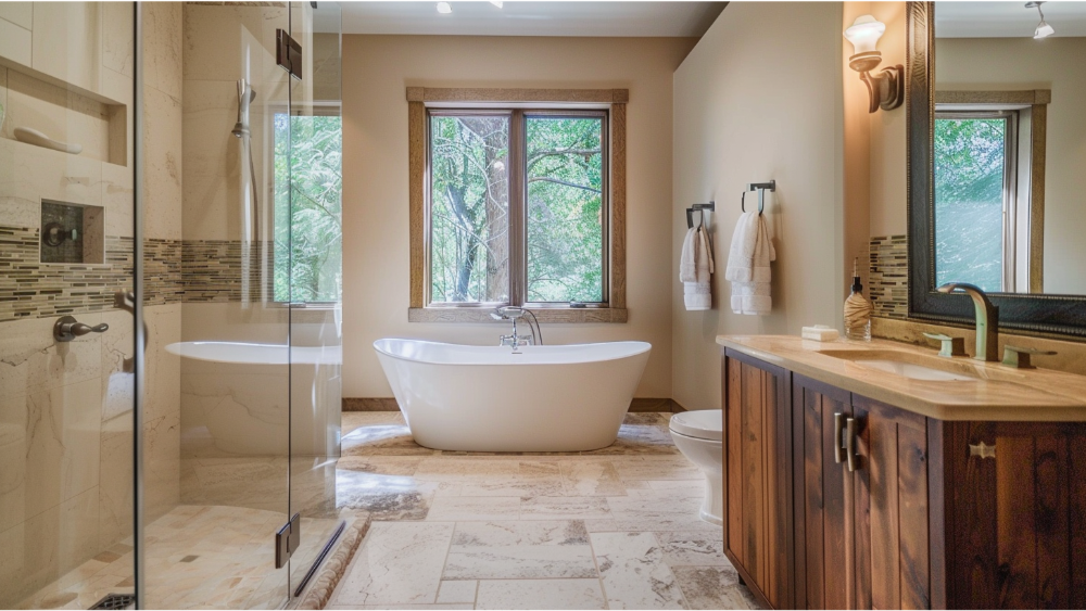 A nice bathroom
