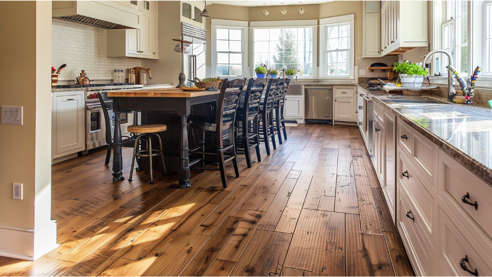 A kitchen remodel