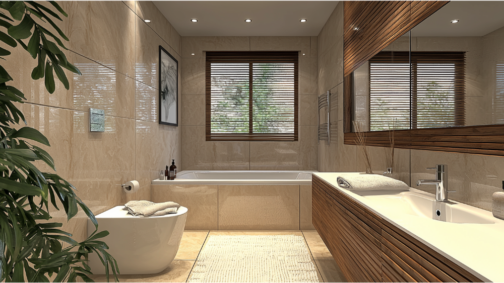 A nice bathroom 